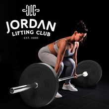 Load image into Gallery viewer, Jordan Lifting Club Bumper Plates
